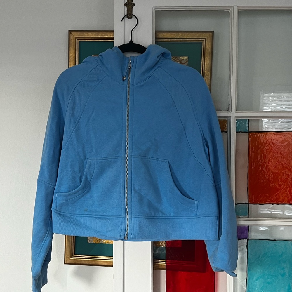 Lululemon Cropped Oversized Suba Zip Hoodie